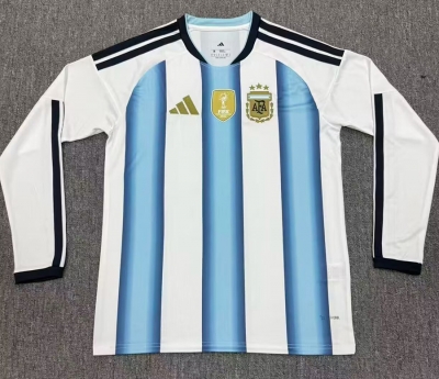 2026 Argentina home Long Sleeve soccer jersey